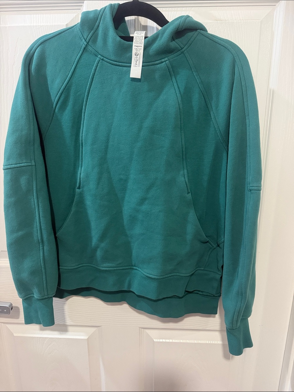 lululemon athletica Teal Hooded Pullover Sweatshirt